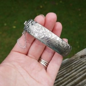 Vintage silver cuff bracelet
